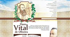 Desktop Screenshot of domvitaldeoliveira.org